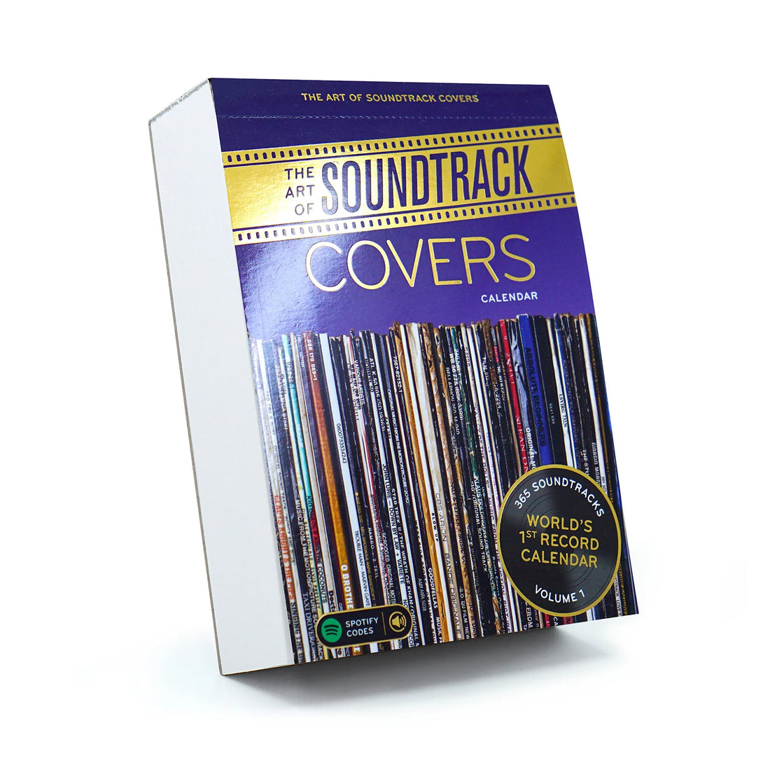 Scheurkalender The Art of Soundtrack Covers│Seltmann Publishers│vooraanzicht schuin