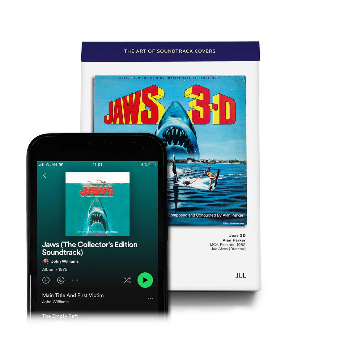 Scheurkalender The Art of Soundtrack Covers│Seltmann Publishers│vooraanzicht schuin