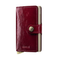 Secrid Miniwallet Naplak│art. MNA-RED│vooraanzicht schuin