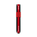 Secrid Bandwallet x Sheltersuit│art. BTP-BLACK-RED│zijaanzicht
