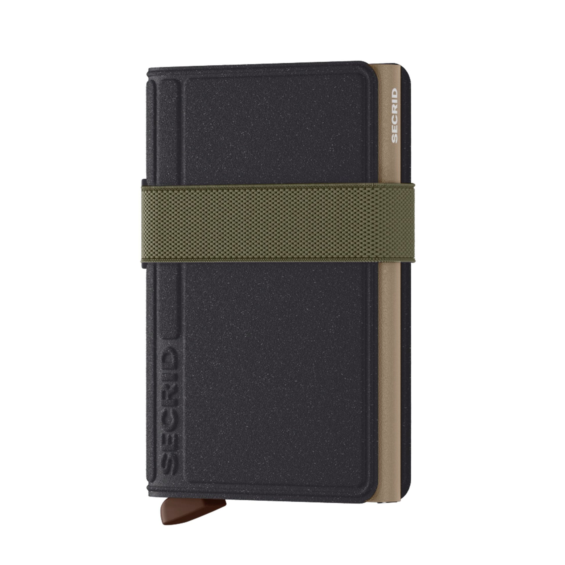 Secrid Bandwallet Liba│art. BLI-BLACK-OLIVE│vooraanzicht schuin