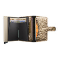 Secrid Miniwallet Crunch│art. MCR-GOLD│geopend met contant geld