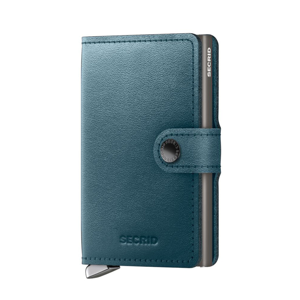 Secrid Miniwallet Premium Dusk│Pasjeshouder│art. MDU-TEAL│voorkant met witte achtergrond