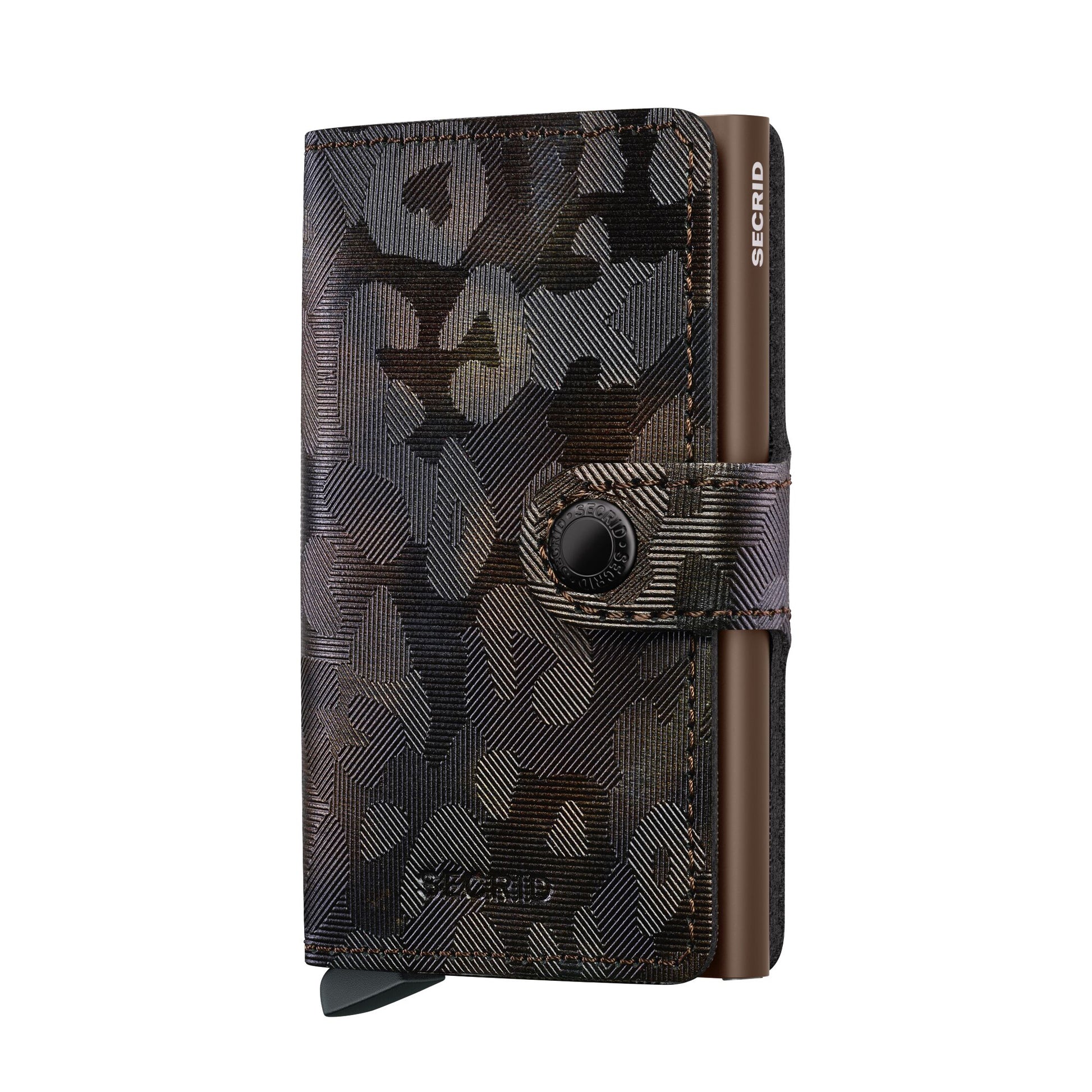 Secrid Miniwallet Jungle│art. MJU-BROWN│vooraanzicht
