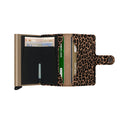 Secrid Miniwallet Leo│art. MLE-BEIGE│Pasjeshouder en Portemonnee│geopend met contant geld