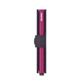 Secrid Miniwallet Matte│art. MM-DARKPURPLE&FUCHSIA│zijkant