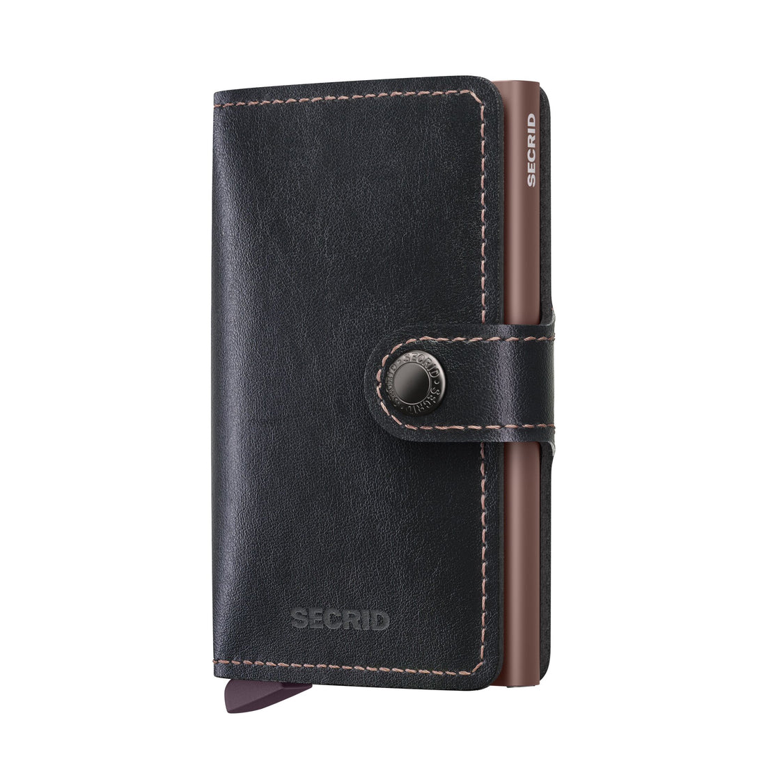 Secrid Miniwallet Mirum Plant-Based│art. MMI-BLACK ROSE│vooraanzicht