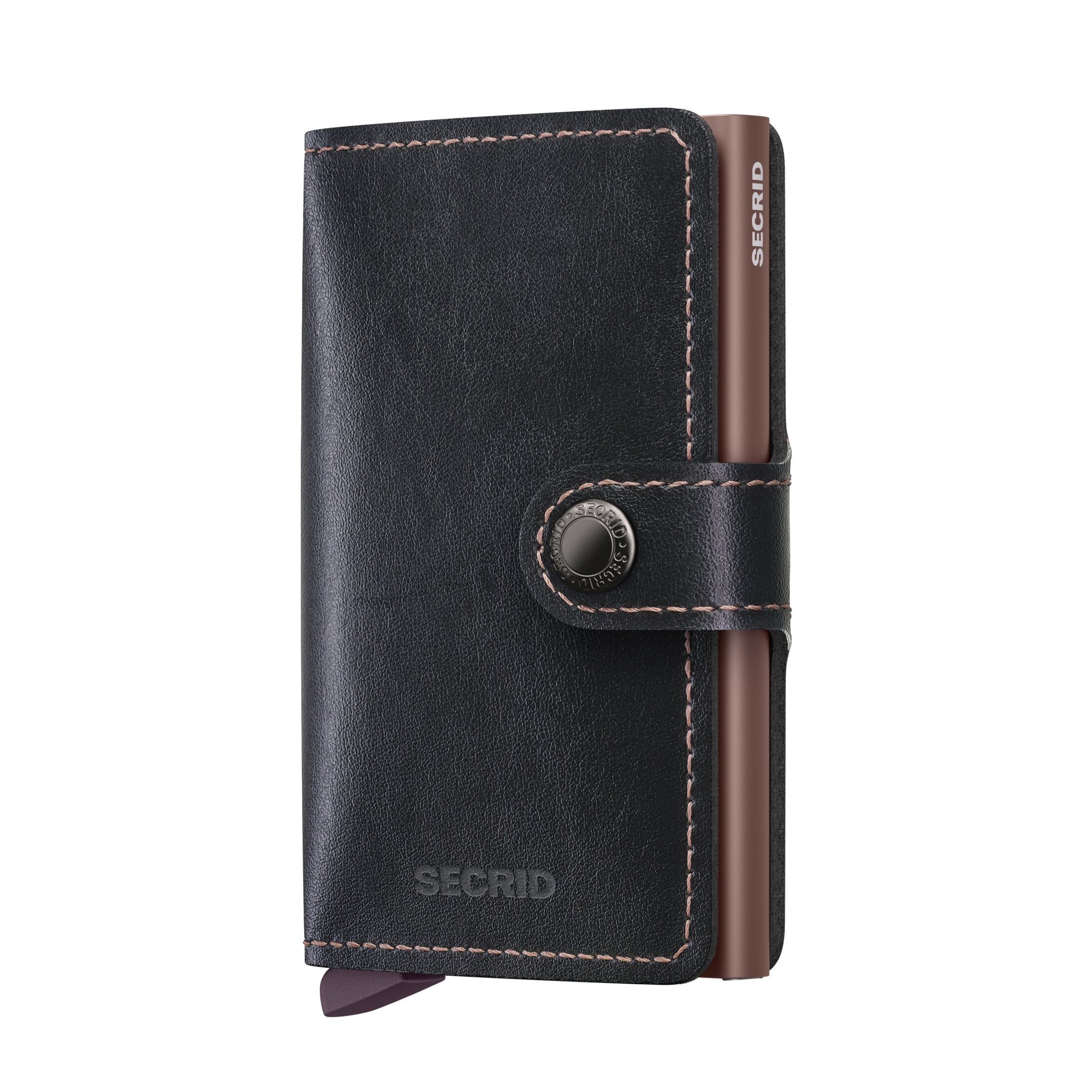 Secrid Miniwallet Mirum Plant-Based│art. MMI-BLACK ROSE│vooraanzicht