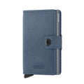 Secrid Miniwallet Original│art. M-ICE BLUE│Pasjeshouder en Portemonnee│vooraanzicht met witte achtergrond