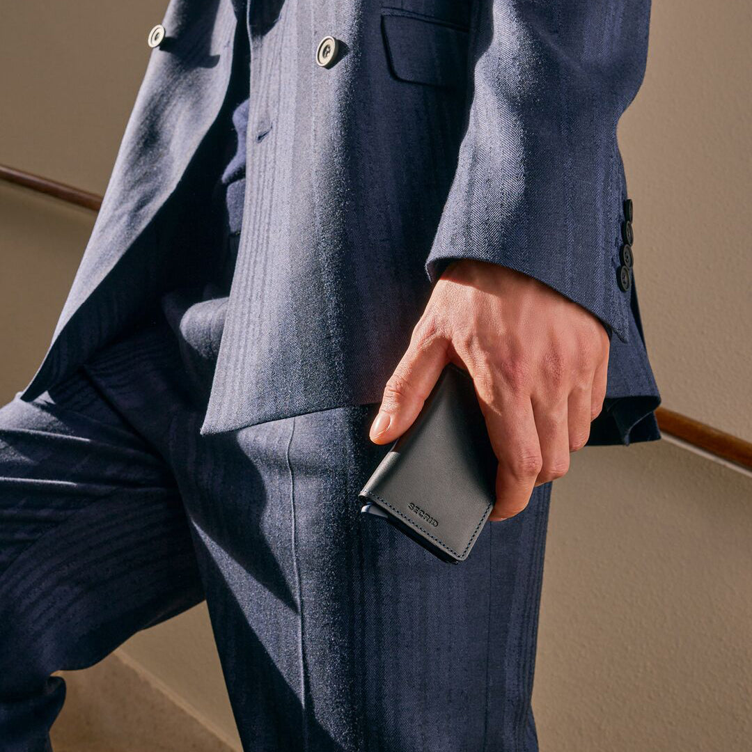 Secrid Miniwallet Original│art. M-NAVY-NAVY│vooraanzicht