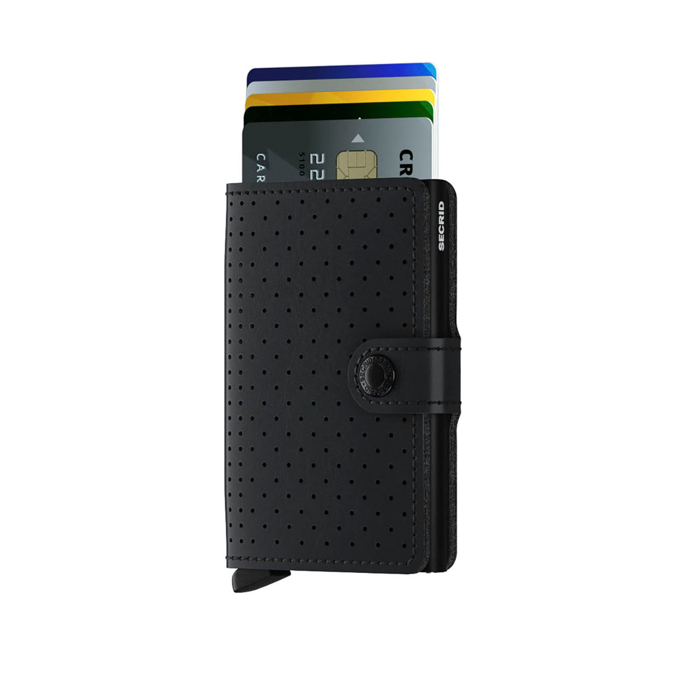 Secrid Miniwallet│Perforated Black│Pasjeshouder