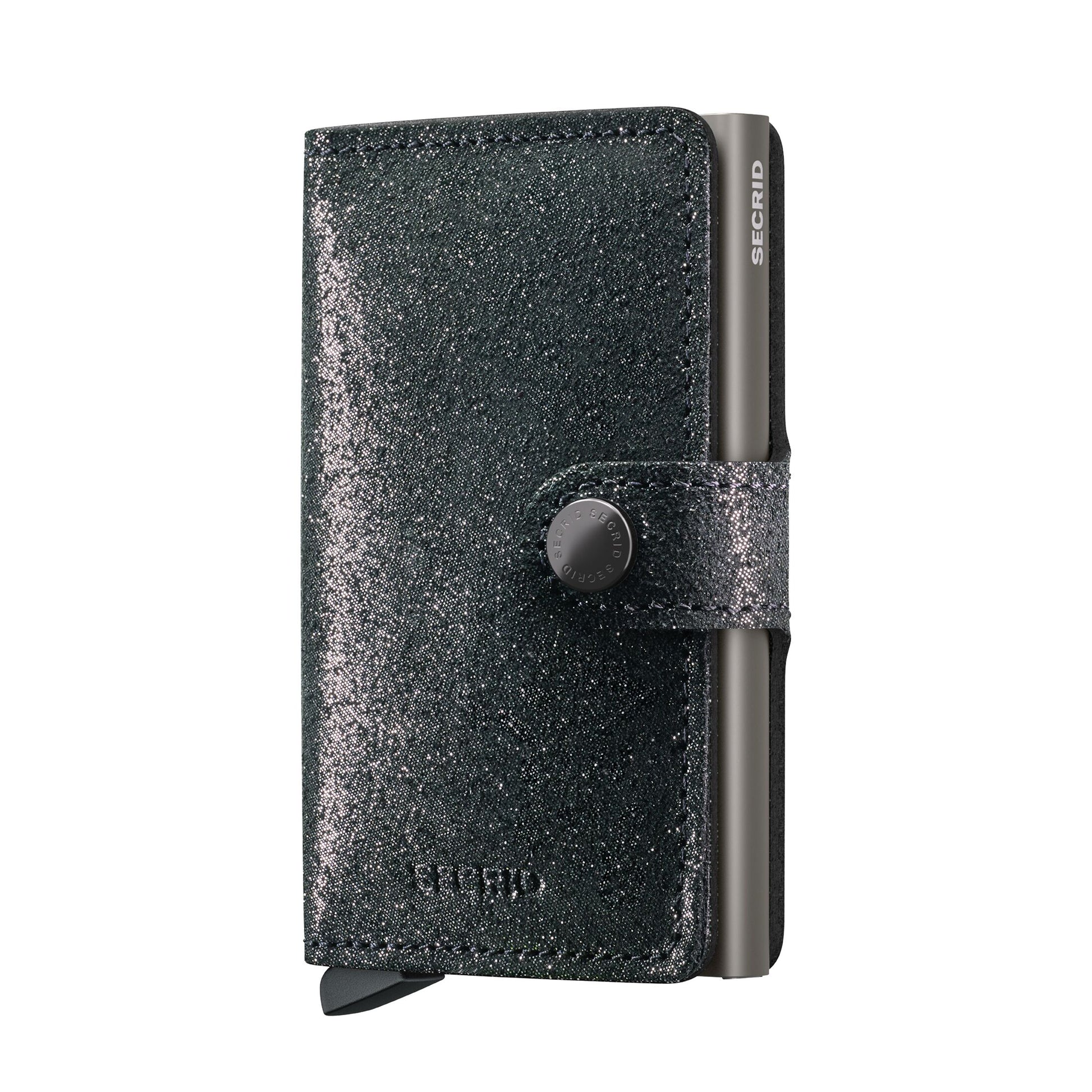 Secrid Miniwallet Stars│art. M-STARS BLACK│vooraanzicht schuin
