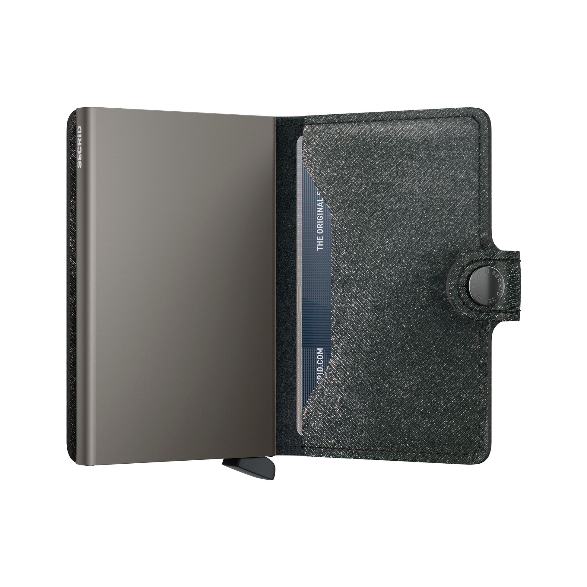 Secrid Miniwallet Stars│art. M-STARS BLACK│half geopend