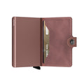 Secrid Miniwallet Vintage│art. MV-MAUVE│Pasjeshouder en Portemonnee│half open