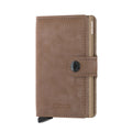 Secrid Miniwallet Vintage│art. MV-TAUPE│Pasjeshouder en Portemonnee│vooraanzicht met witte achtergrond