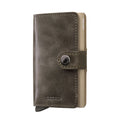 Secrid Miniwallet Vintage Traceable│art. MVTR-CLAY│vooraanzicht met witte achtergrond