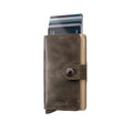 Secrid Miniwallet Vintage Traceable│art. MVTR-CLAY│met uitgeschoven pasjes