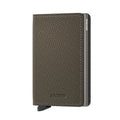 Secrid Slimwallet Carbon│art. SCA-KHAKI│Pasjeshouder│voorkant met witte achtergrond