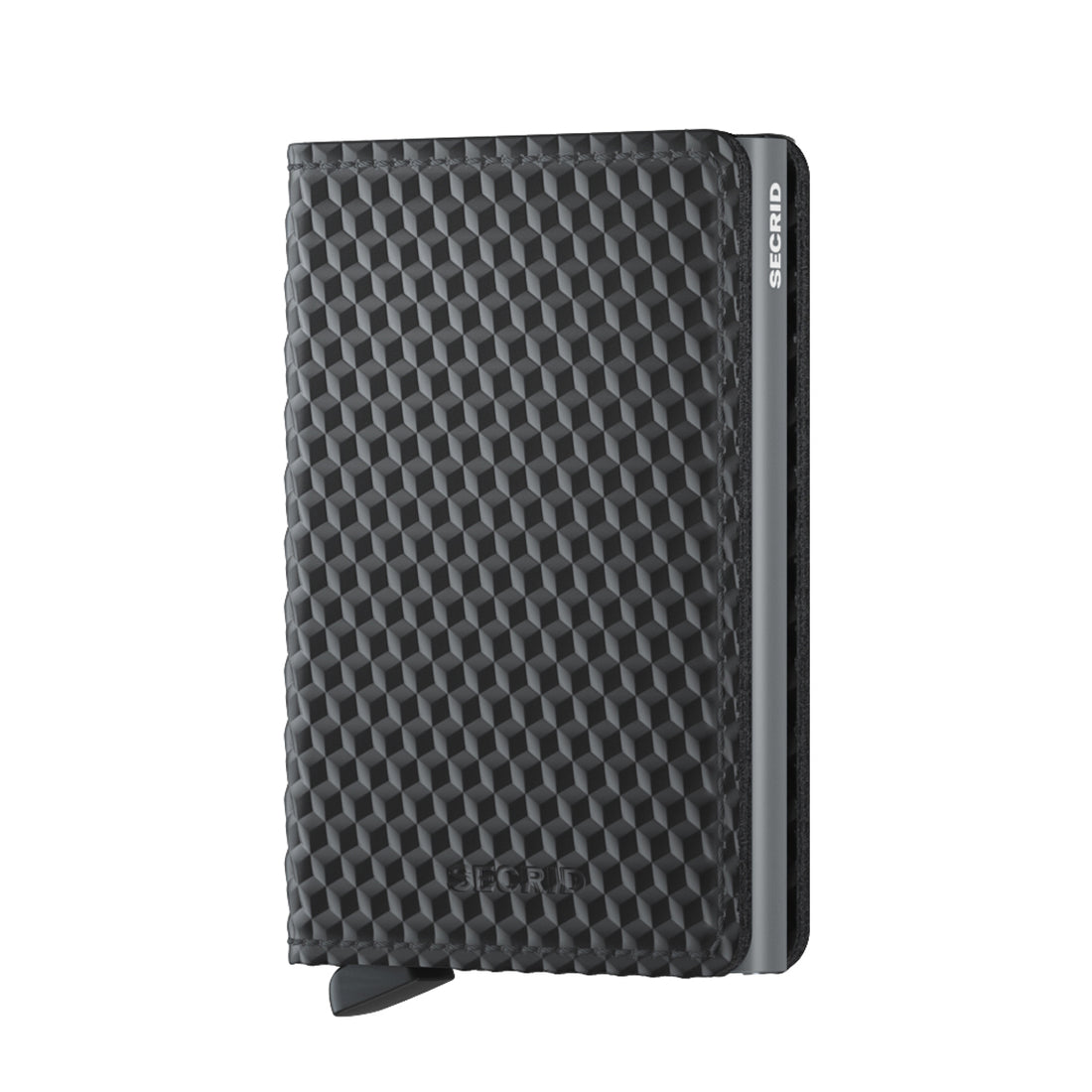 Secrid Slimwallet Cubic│art. SCU-BLACK-TITANIUM│Pasjeshouder│voorkant met witte achtergrond