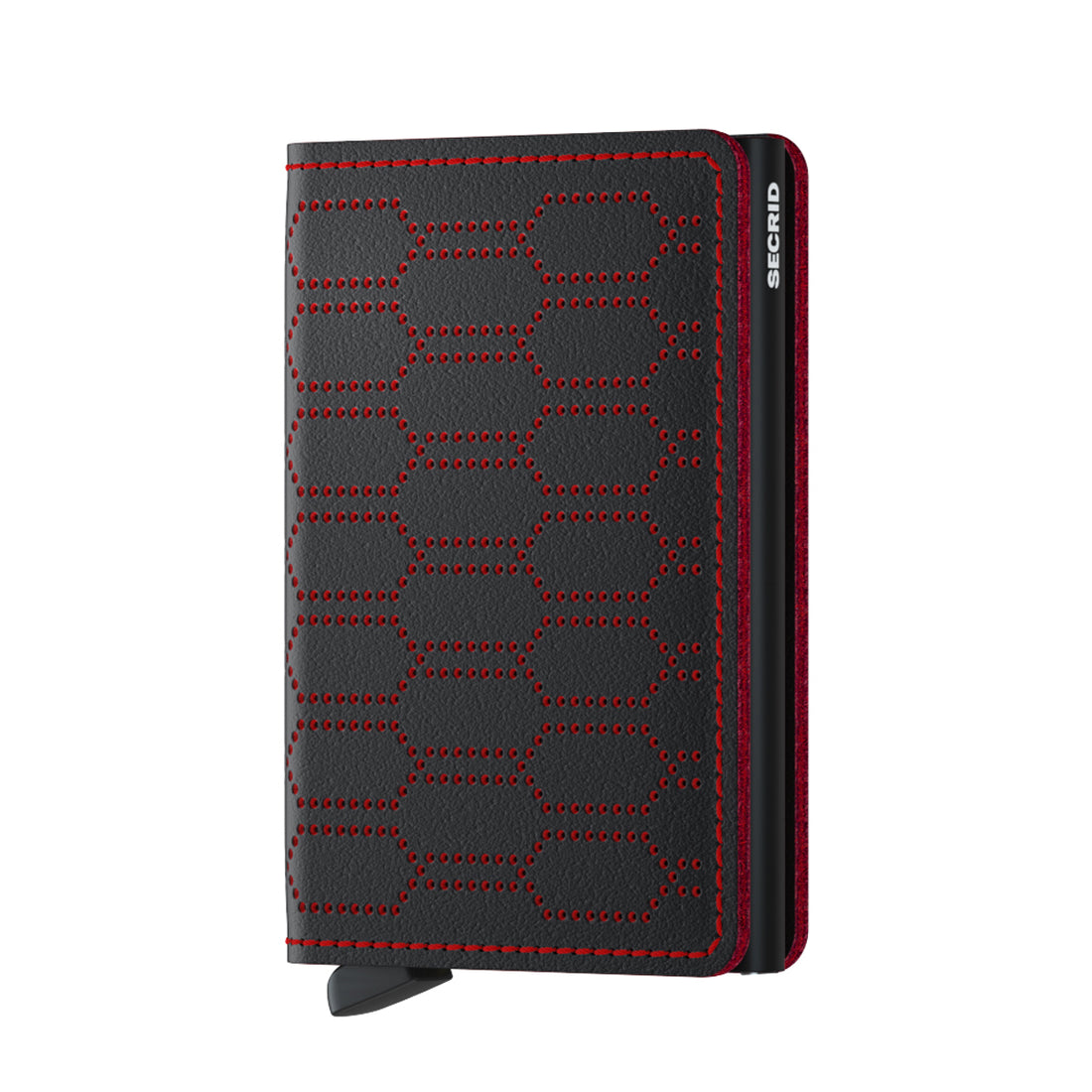 Secrid Slimwallet Fuel│art. SFU-BLACK-RED│Pasjeshouder│voorkant met witte achtergrond