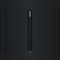 Secrid Slimwallet Matte│art. SM-BLACK│pasjeshouder│zijkant met leersoort op aachtergrond