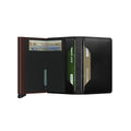 Secrid Slimwallet Original│art. SO-BLACK-BROWN│Pasjeshouder│geopend met contant geld