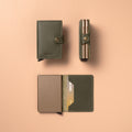 Secrid Slimwallet Saffiano│art. SSA-OLIVE│Pasjeshouder│diverse modellen leersoort