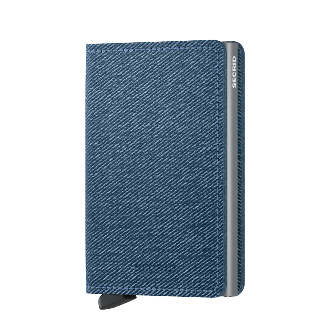 Secrid Slimwallet Twist│art. STW-JEANS-BLUE│Pasjeshouder│voorkant met witte achtergrond