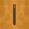 Secrid Slimwallet Vintage│art. SV-OCHRE│Pasjeshouder│zijkant met leersoort op achtergrond