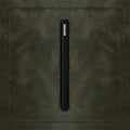 Secrid Slimwallet Vintage│art. SV-OLIVE-BLACK│Pasjeshouder│zijkant met leersoort op achtergrond