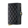 Secrid Twinwallet Emboss Diamond│art. TED-BLACK│vooraanzicht