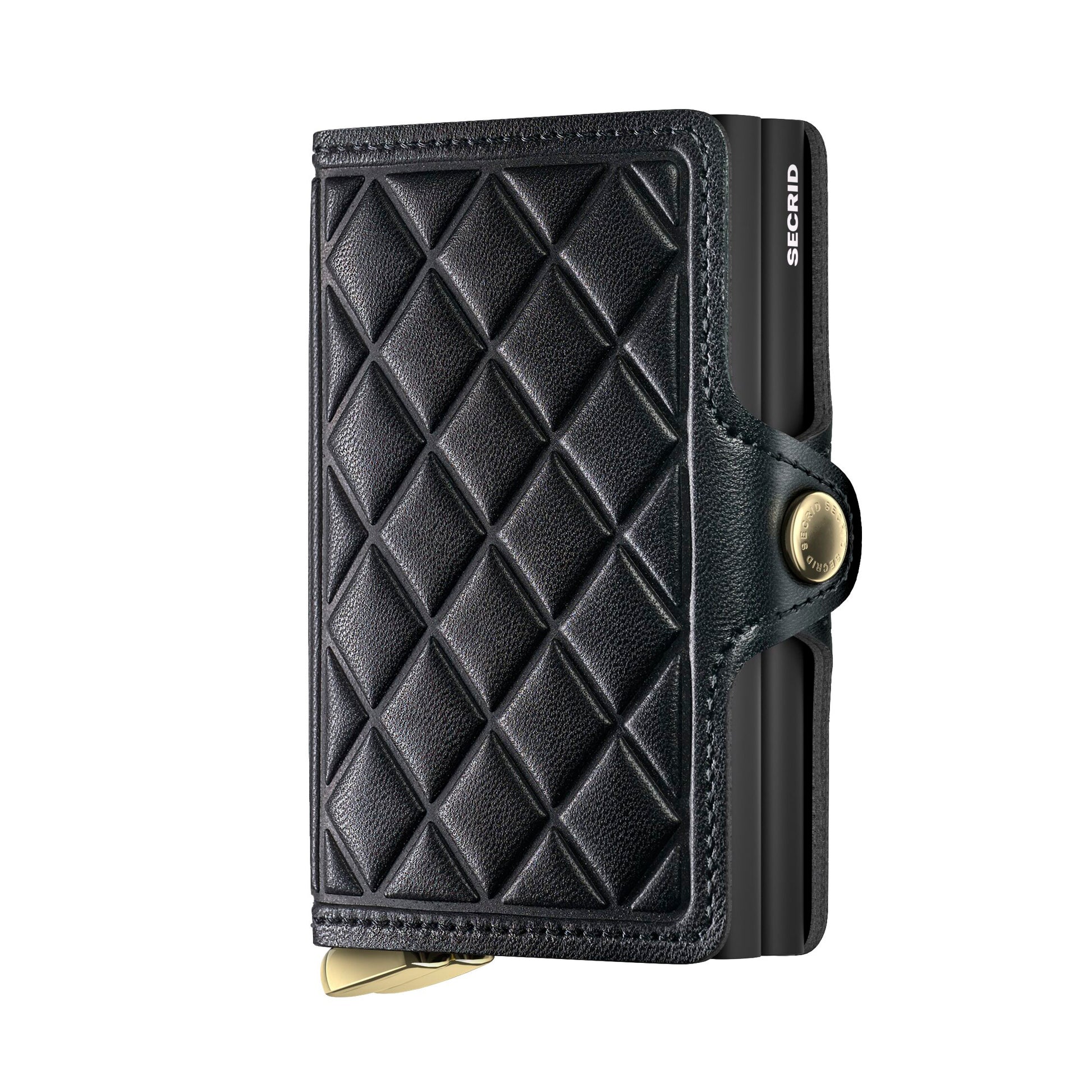 Secrid Twinwallet Emboss Diamond│art. TED-BLACK│vooraanzicht