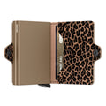 Secrid Twinwallet Leo│art. TLE-BEIGE│pasjeshouder en portemonnee│half open