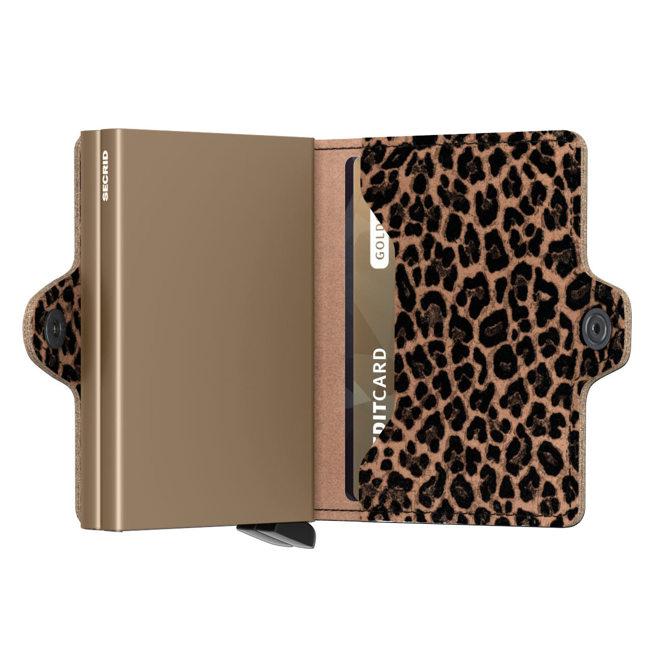 Secrid Twinwallet Leo│art. TLE-BEIGE│pasjeshouder en portemonnee│half open