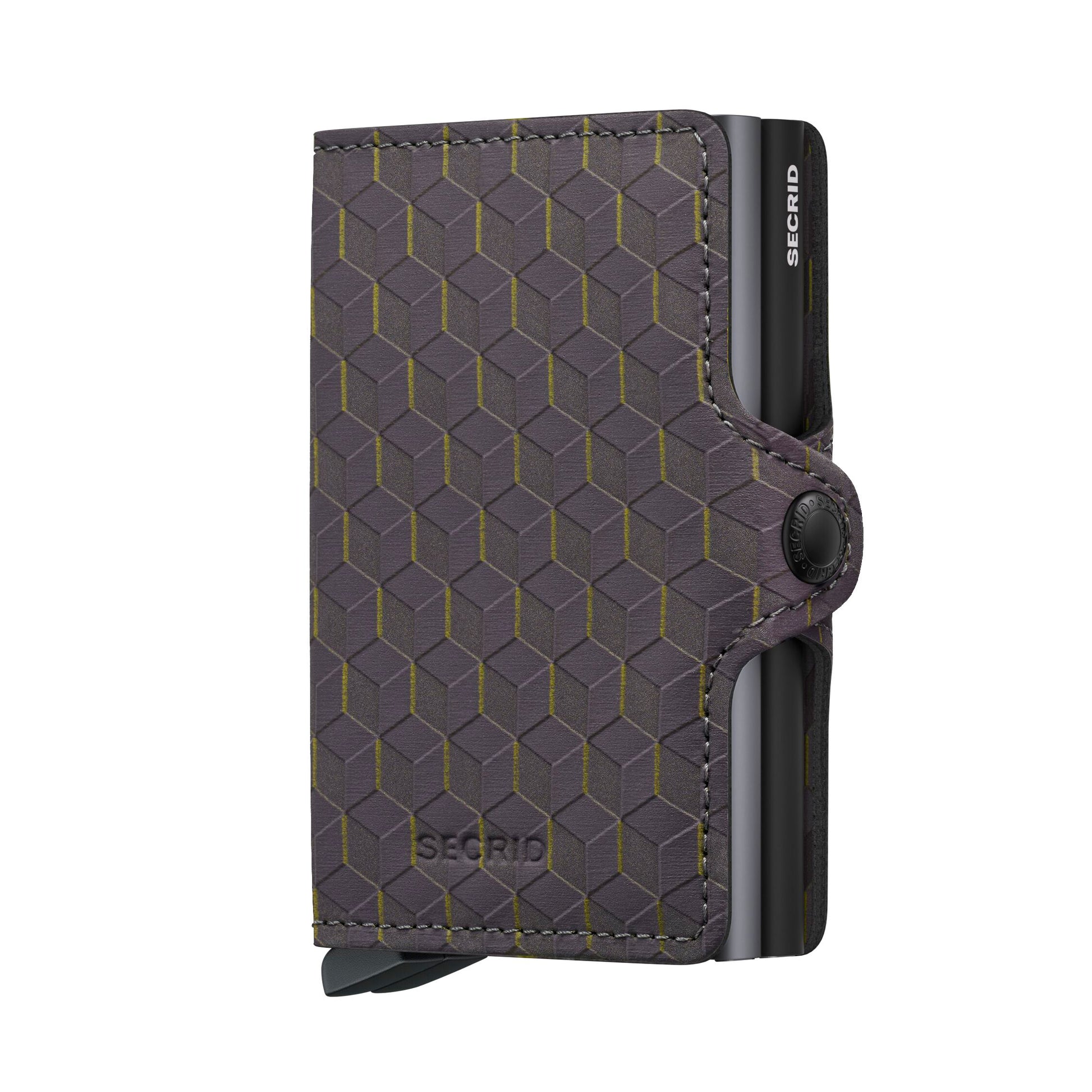 Secrid Twinwallet Optical│art. TOP-GREY-YELLOW│vooraanzicht