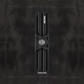 Secrid Twinwallet Vintage│art. TV-BLACK│Pasjeshouder│zijkant met leersoort op achtergrond