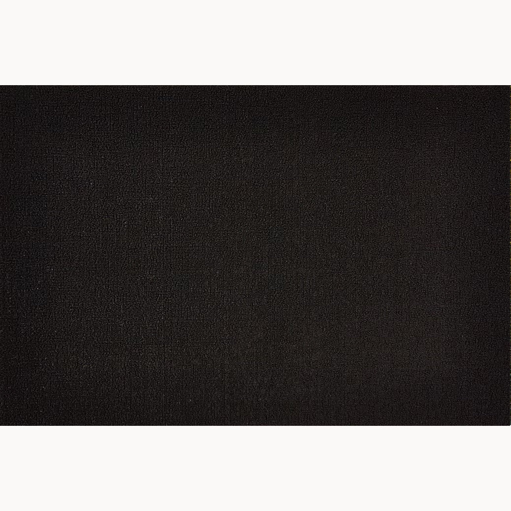 Chilewich Shag Deurmat 46x71 Solid Black│art. 200138-001│bovenaanzicht 