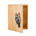 Sleutelkastje Specht Wildlife Garden│art. WG5121│vooraanzicht met geopend deurtje