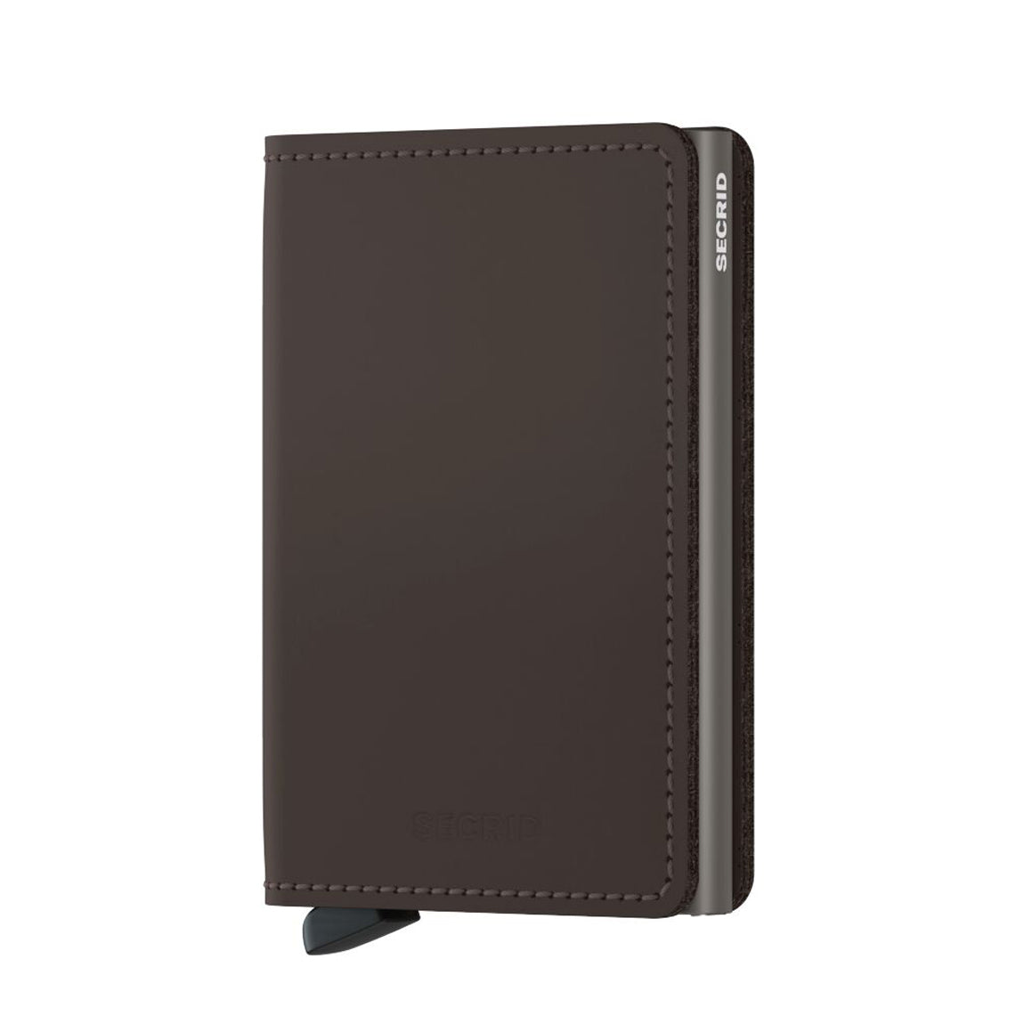 Secrid Slimwallet Matte│art. SM-TRUFFLE│Pasjeshouder│voorkant met witte achtergrond