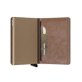 Secrid Slimwallet Vintage│art. SV-TAUPE│pasjeshouder en portemonnee│half open