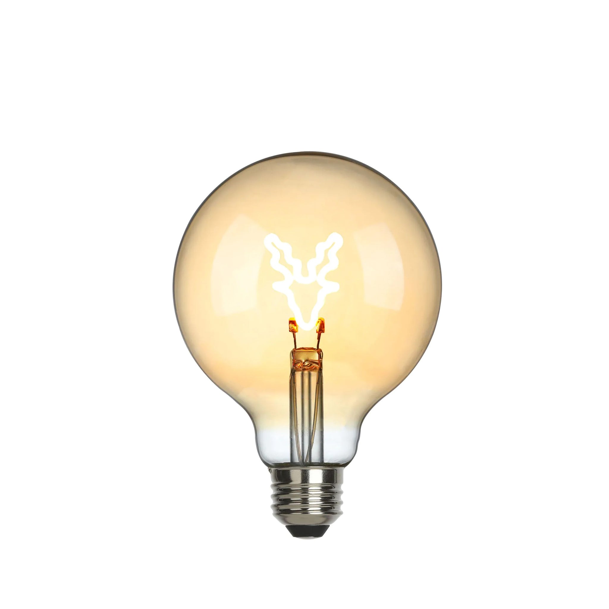 Sompex LED Filament lamp Small Deer│Lamp met hert│voorkant met witte achtergrond│art. 625102