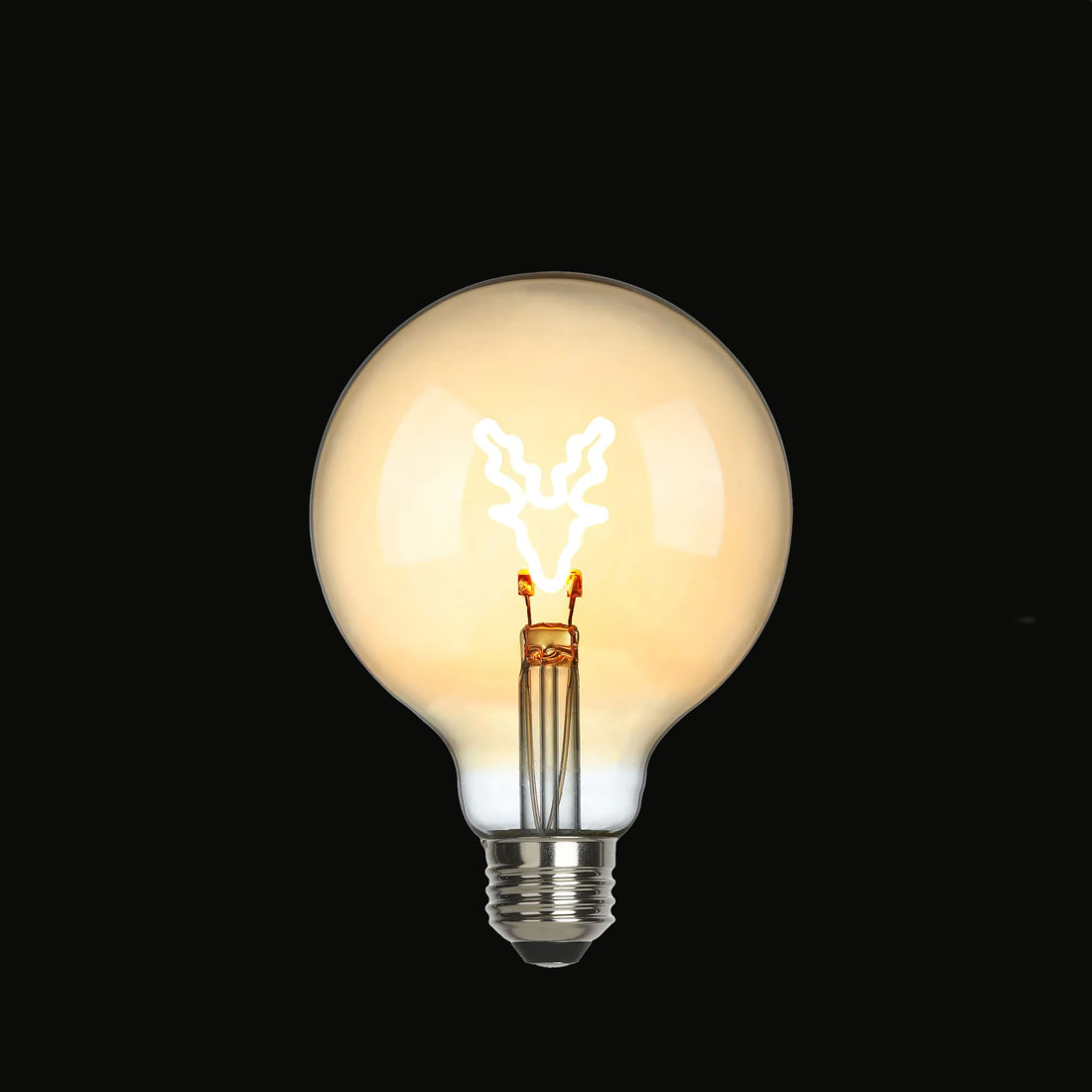 Sompex LED Filament lamp Small Deer│Lamp met hert│voorkant met witte achtergrond│art. 625102