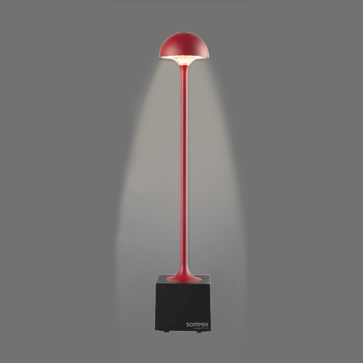 Sompex Flora Oplaadbare Tafellamp Rood│Buitenverlichting│art. 78462│Voorkant met witte achtergrond
