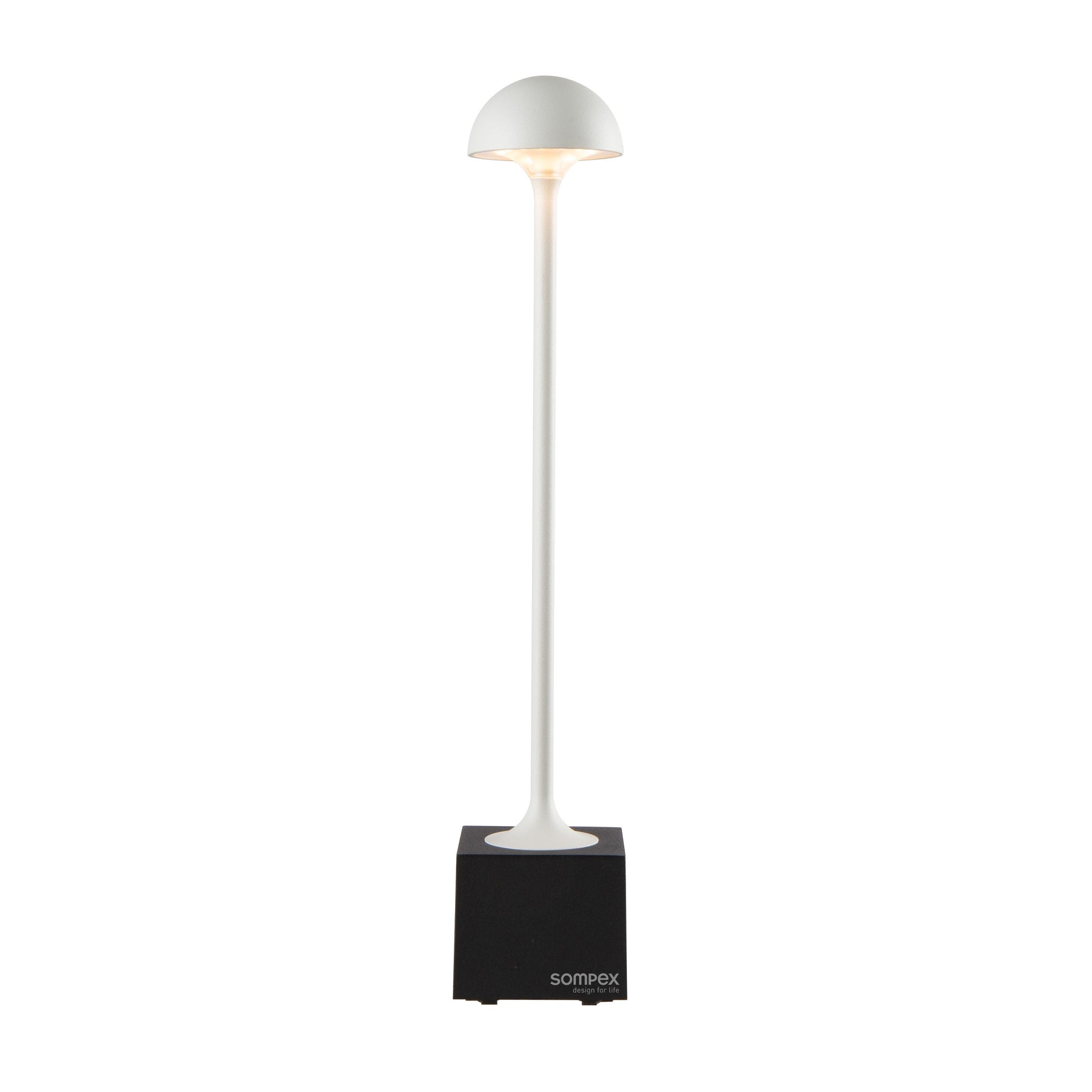 Flora Oplaadbare Tafellamp Wit│Buitenverlichting│art. 78460│voorkant met witte achtergrond
