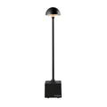 Sompex Flora Oplaadbare Tafellamp Zwart│Buitenverlichting│art. 78461│voorkant met witte achtergrond
