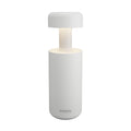 Sompex Lubao Oplaadbare Tafellamp Wit│art. 78620│met uitgeschoven lamphoofd en licht aan