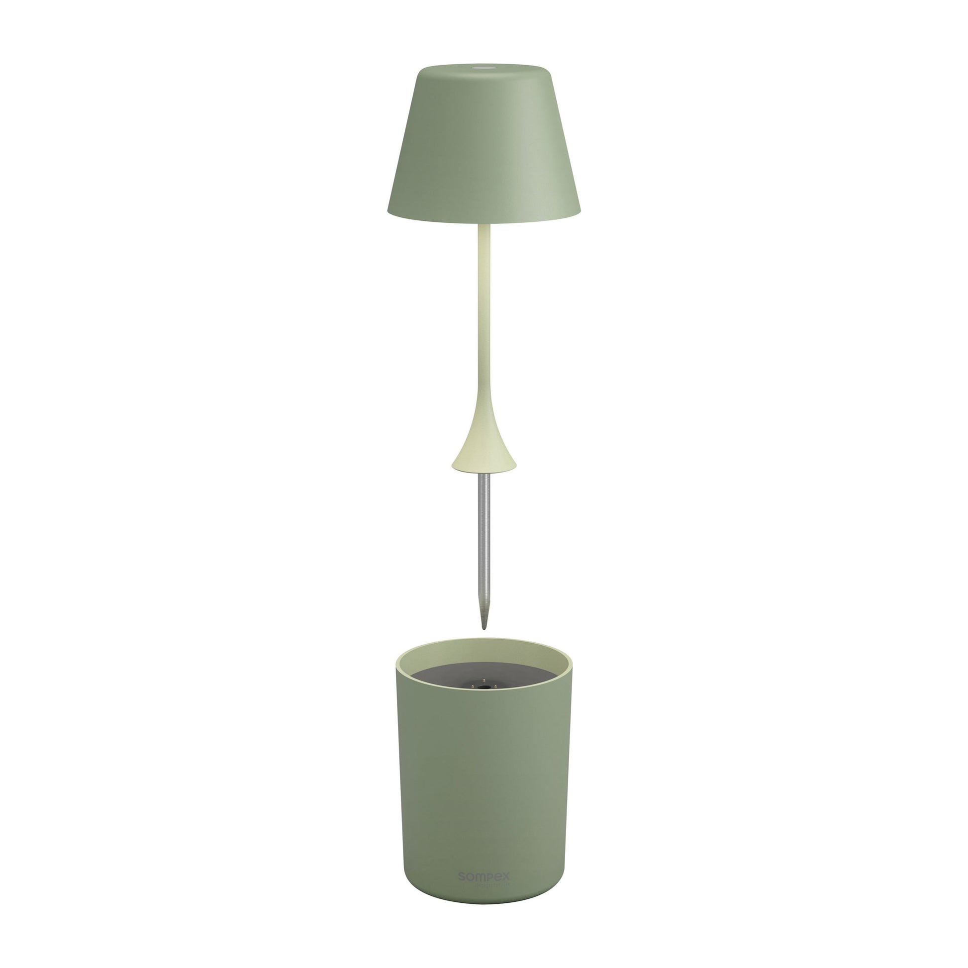 Sompex Peeke Oplaadbare Tafellamp & Groeilamp voor Planten│art. 72722│lamp los boven oplader