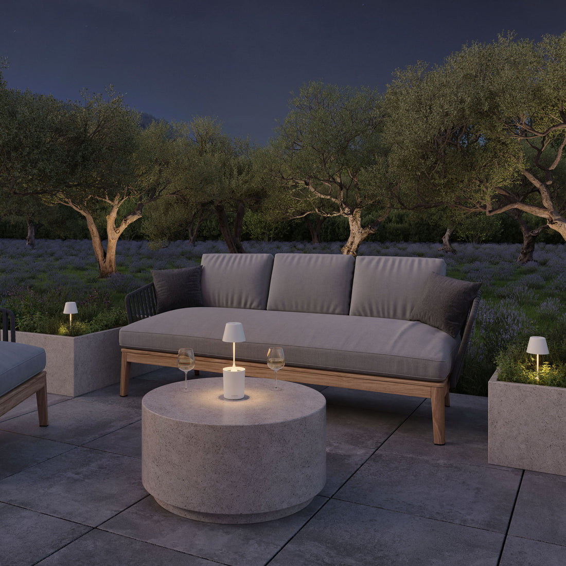 Sompex Peeke Oplaadbare Tafellamp & Groeilamp voor Planten│art. 72722│vooraanzicht