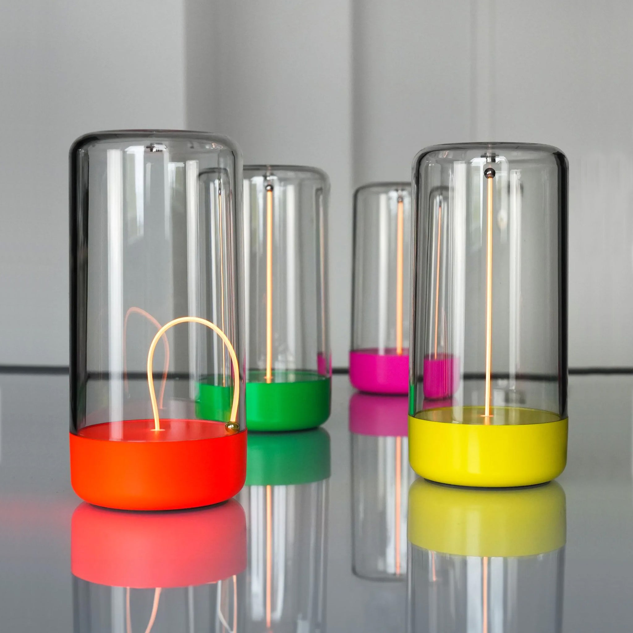 Sompex Pulse Oplaadbare Tafellamp Neon│groep diverse kleuren│art. 78518