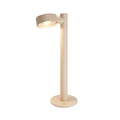 Sompex Ronda Oplaadbare Tafellamp Sand│art. 79063│vooraanzicht met spot aan